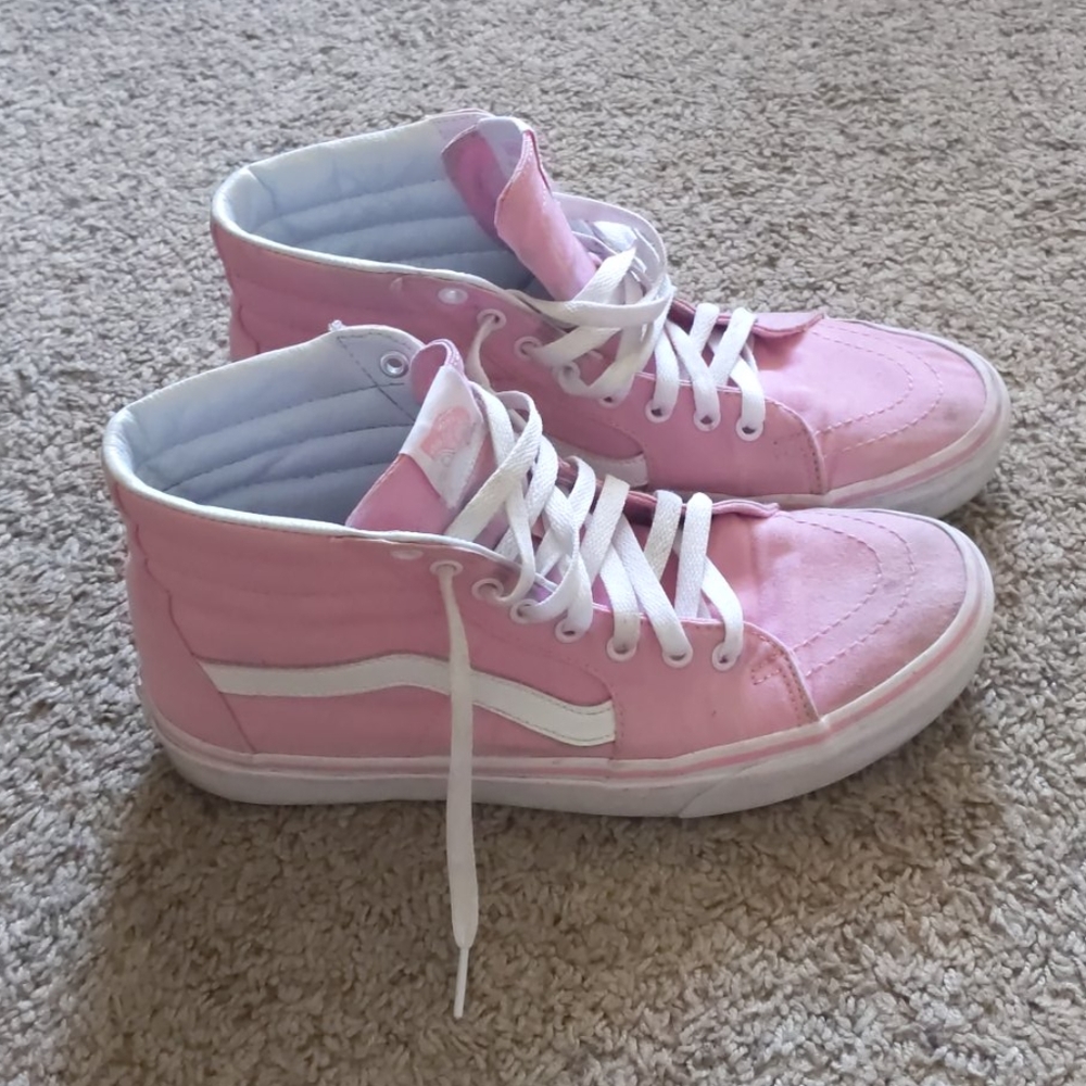 Pink Hightop Vans